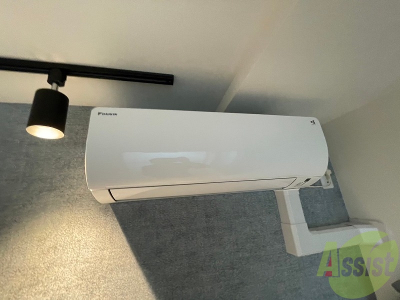 その他設備　エアコンが設置してありますので、寒暖対策もばっちり。