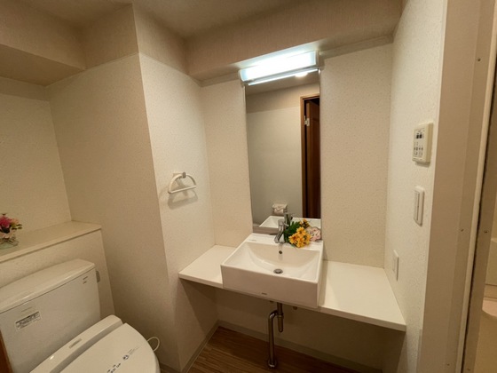 洗面設備　※別部屋の写真です