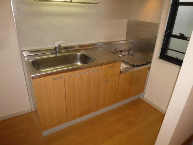 キッチン　ガスコンロ設置可