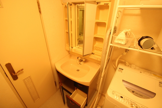 洗面設備　※別の部屋の写真です