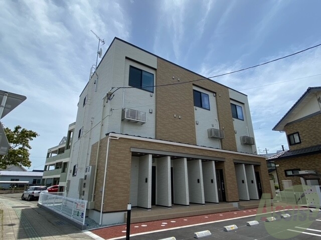建物外観　名取市植松「プリヴェール・スカイ」