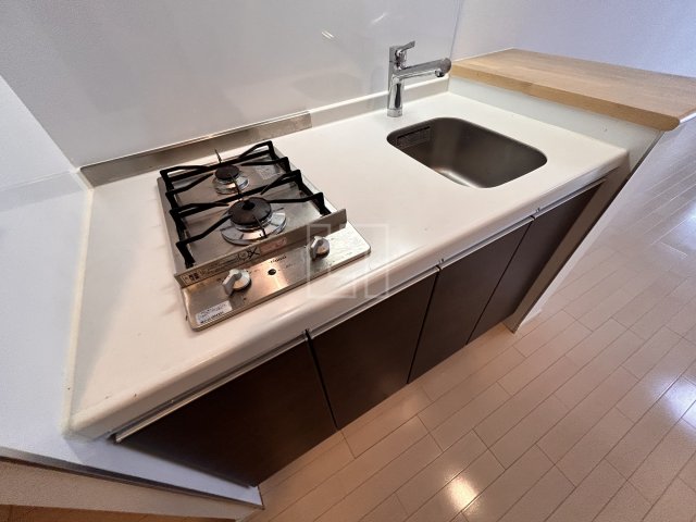キッチン　アーバネックス北浜　2口ガスシステムキッチン