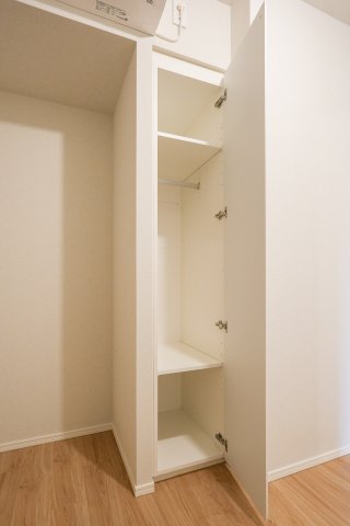 収納　大きなスペースがあり、収納には困りません