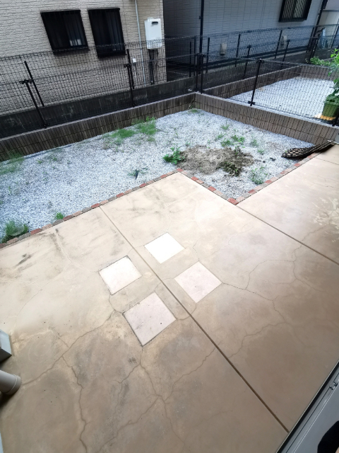 バルコニー　実際のお部屋の写真です。