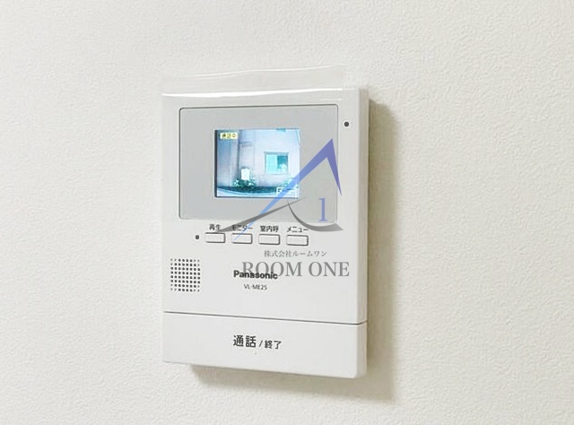 セキュリティ　モニター付きインターホンです。
