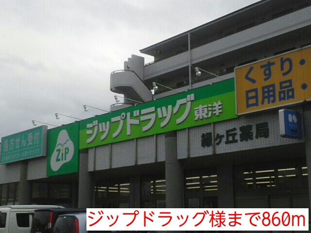 ドラックストア　ジップドラッグ様（ドラッグストア）まで860m