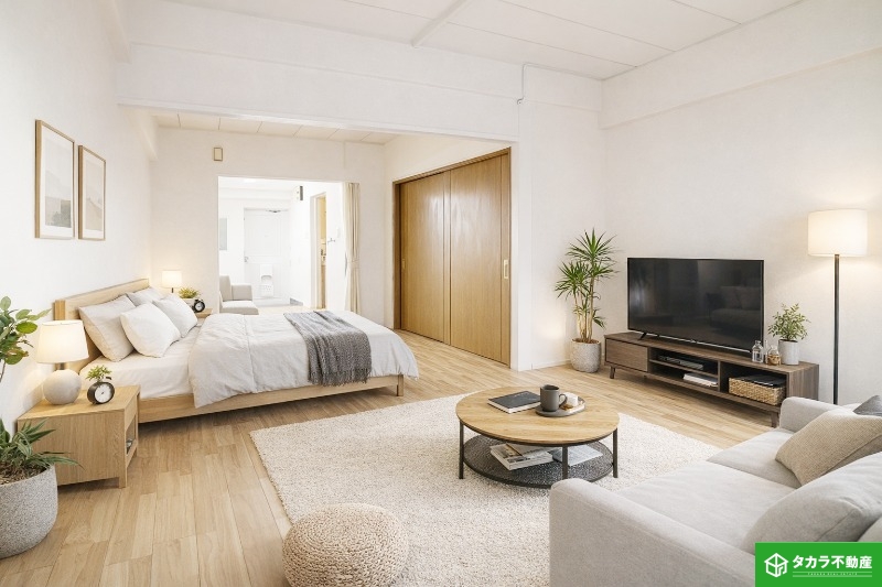 居室・リビング　写真は３３２号