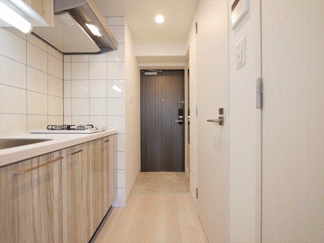 玄関　明るい玄関です