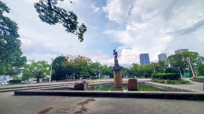 公園　川崎市中原平和公園（公園）まで629m