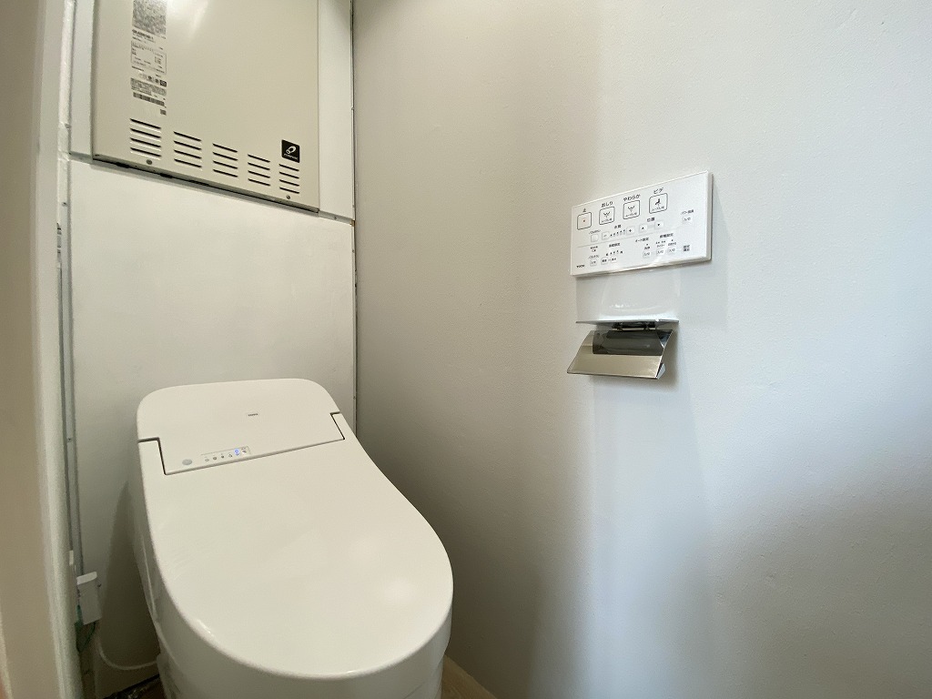 トイレ　ゆったりとした空間のトイレです
