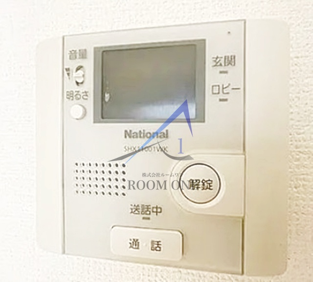 セキュリティ　モニター付インターホンです。