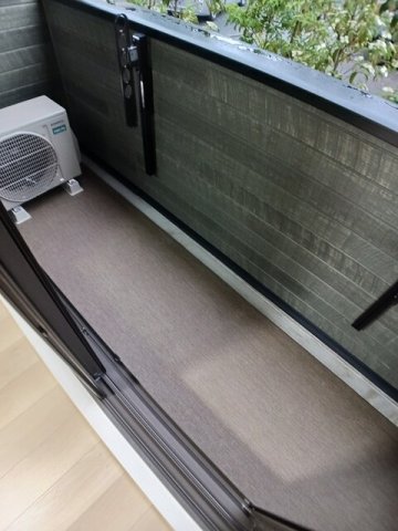 バルコニー　落ち着いた時間を過ごせるバルコニーです