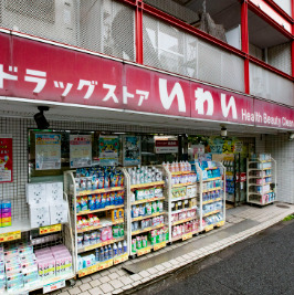ドラックストア　ドラッグストアいわい白山店（ドラッグストア）まで803m