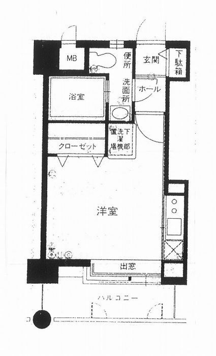 西鉄天神大牟田線 高宮駅 徒歩11分 7階建 築35年の間取り写真