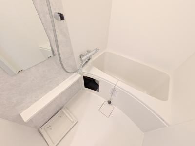 バス・シャワールーム　同タイプ４０２建築中の時の写真です。