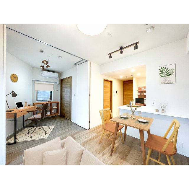 居室・リビング　家具・調度品等はCG加工です。実際の賃貸住居には含まれません