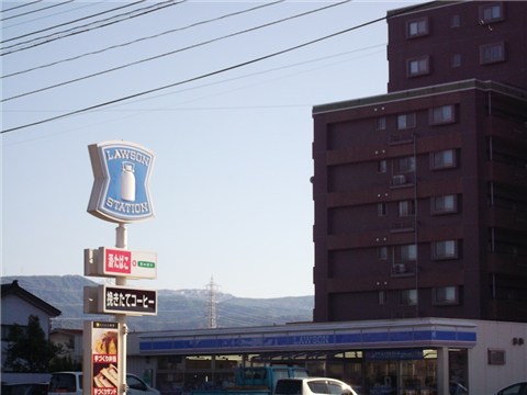 コンビニ　ローソン上越木田店（コンビニ）まで600m