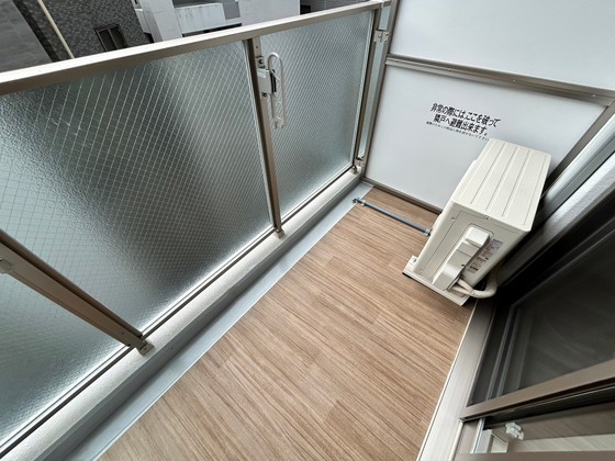 バルコニー　※別部屋の写真です