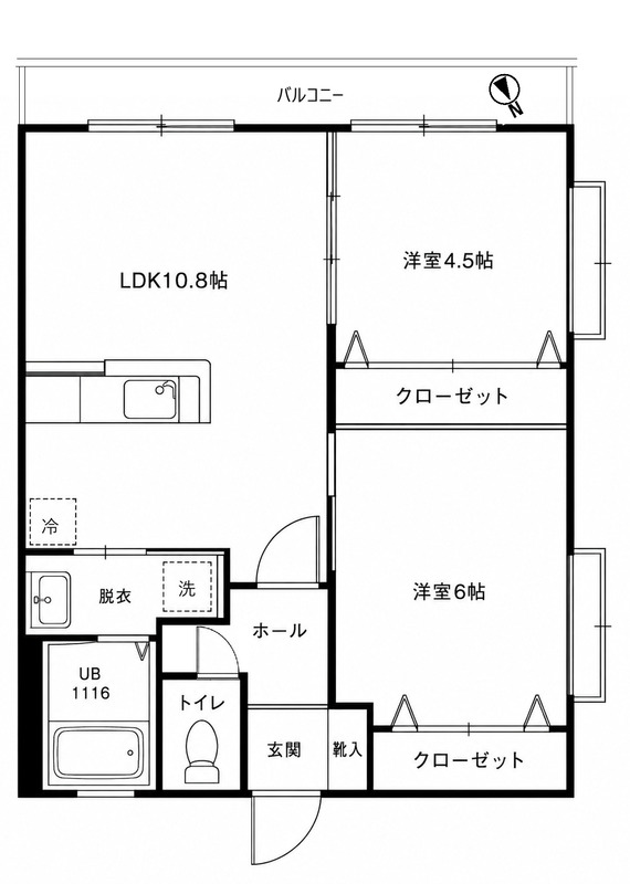 ローズマンションの間取り写真