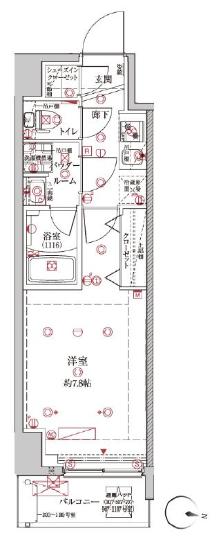 クレイシア板橋本町の間取り写真