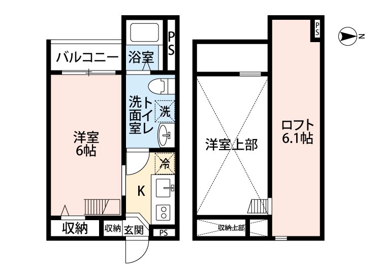 リヴァブル瑞穂通の間取り写真