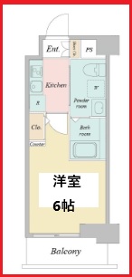 アールジェイアールリクロス高砂の間取り写真