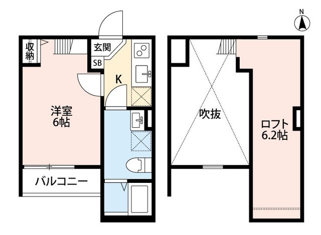ＪＲ関西本線 平野駅 徒歩7分 2階建 築10年の間取り写真