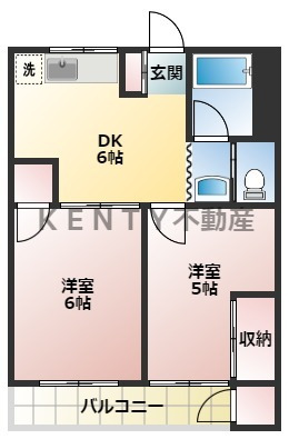 第3横溝コーポの間取り写真