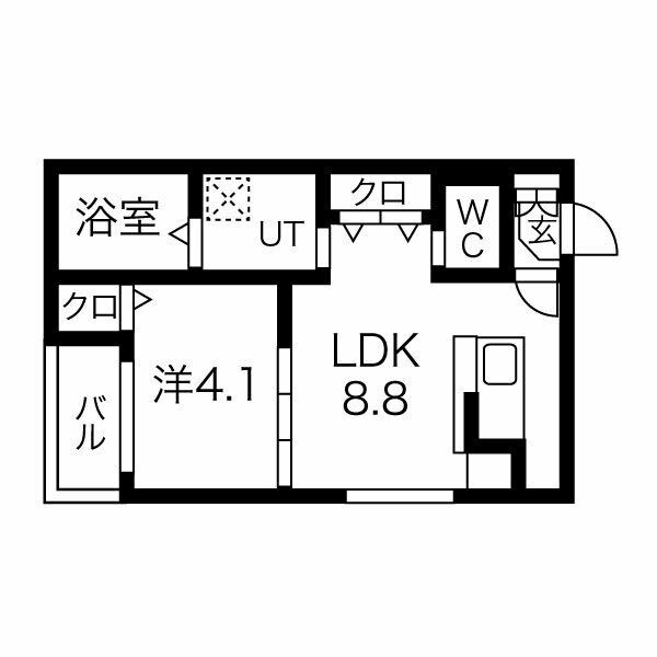 地下鉄東山線 中村公園駅 徒歩5分 3階建 築12年の間取り写真