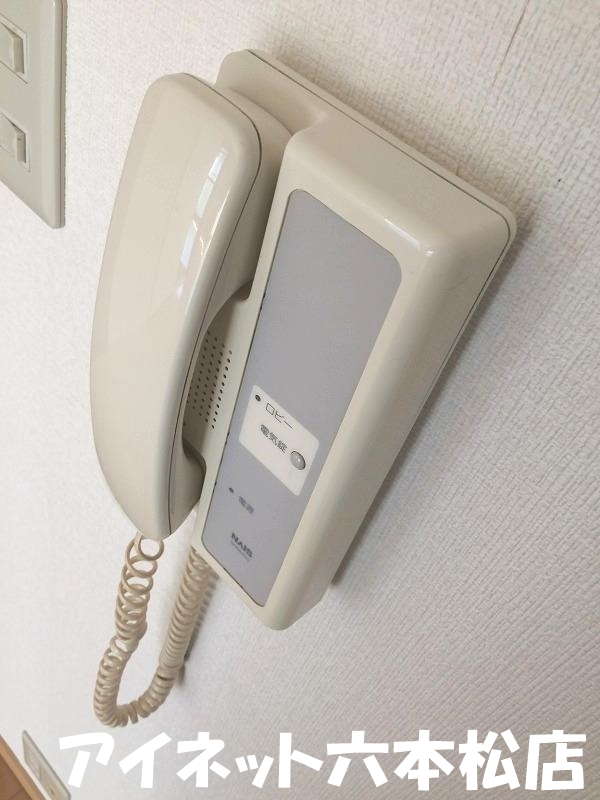 セキュリティ　来客時はこちらで対応出来ます。