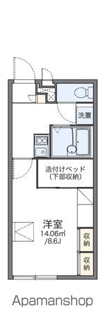 レオパレスRiverside橘の間取り写真