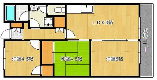 ヤナギマンションの間取り写真