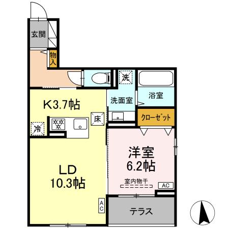 CLASSEUM仙台小田原IVの間取り写真