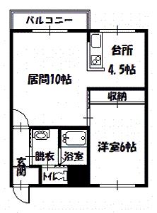 トーワ1.5の間取り写真