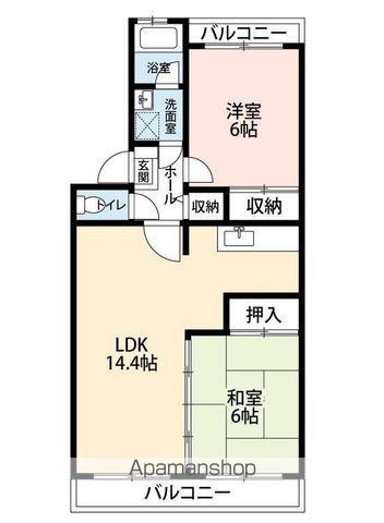 ロイヤルグリーン八千代2号棟の間取り写真