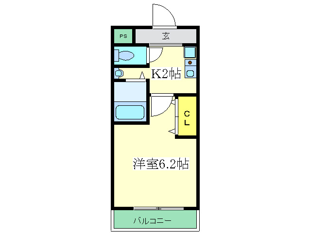 Cre do桜川の間取り写真