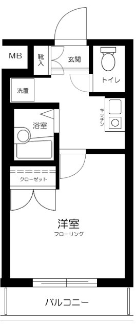 ヴェルト池袋の間取り写真