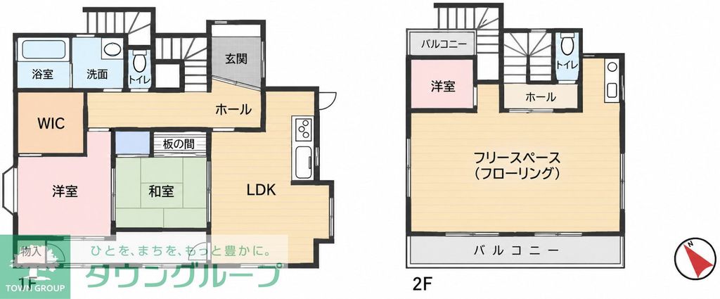 貸家 小平市上水本町2丁目の間取り写真