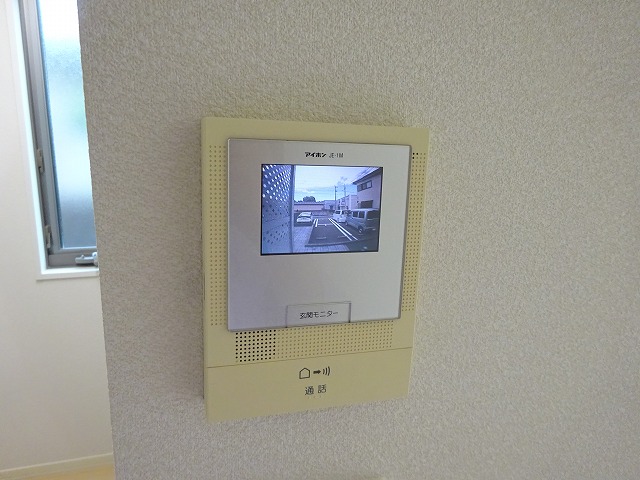 セキュリティ　モニター付きだから防犯面も安心