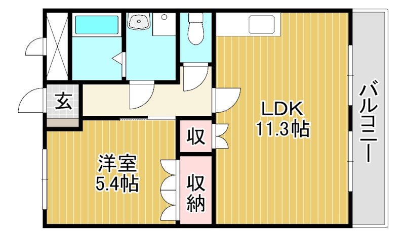 近江鉄道本線 愛知川駅 徒歩50分 2階建 築19年の間取り写真