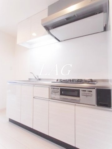 都営浅草線 本所吾妻橋駅 徒歩8分 7階建 築11年のキッチン写真