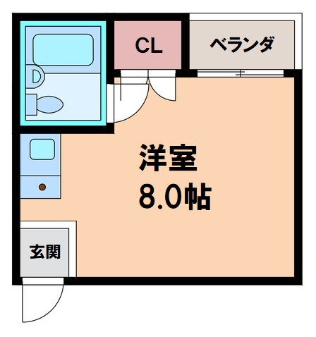 プレステージュ長居の間取り