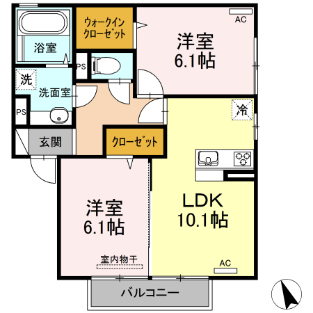 サンシャイン愛の間取り