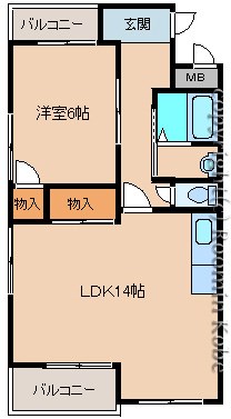 164ビルの間取り写真