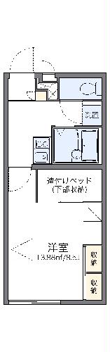 レオパレス新港の森IIの間取り