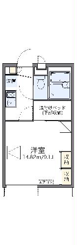 レオパレスＯｓｈｉｍａの間取り