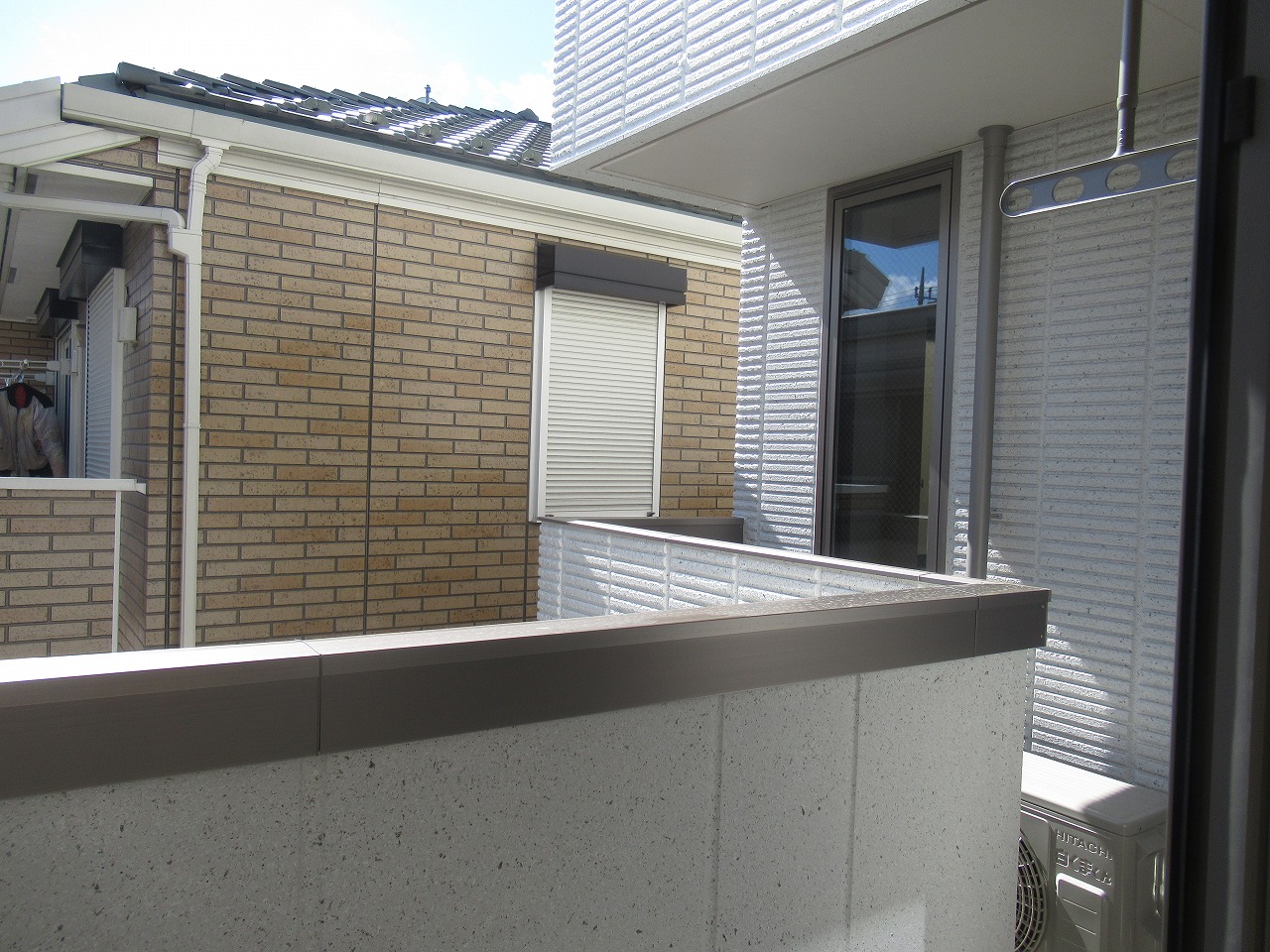眺望　前面南側は住宅になります。