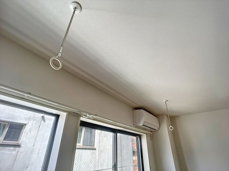 その他設備　室内物干し