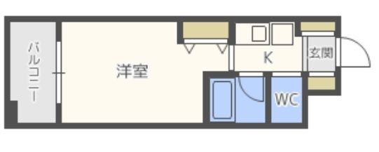 兵庫県神戸市中央区磯辺通４の賃貸マンションの間取り