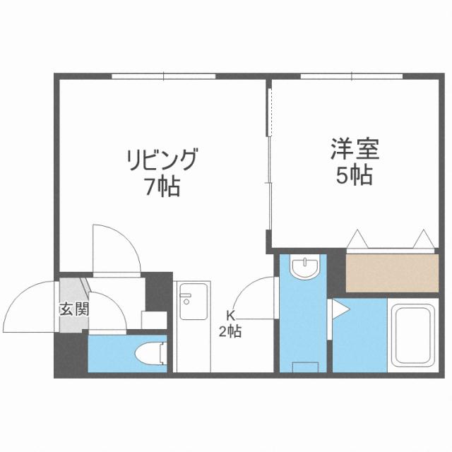 プルメリア栄通の間取り